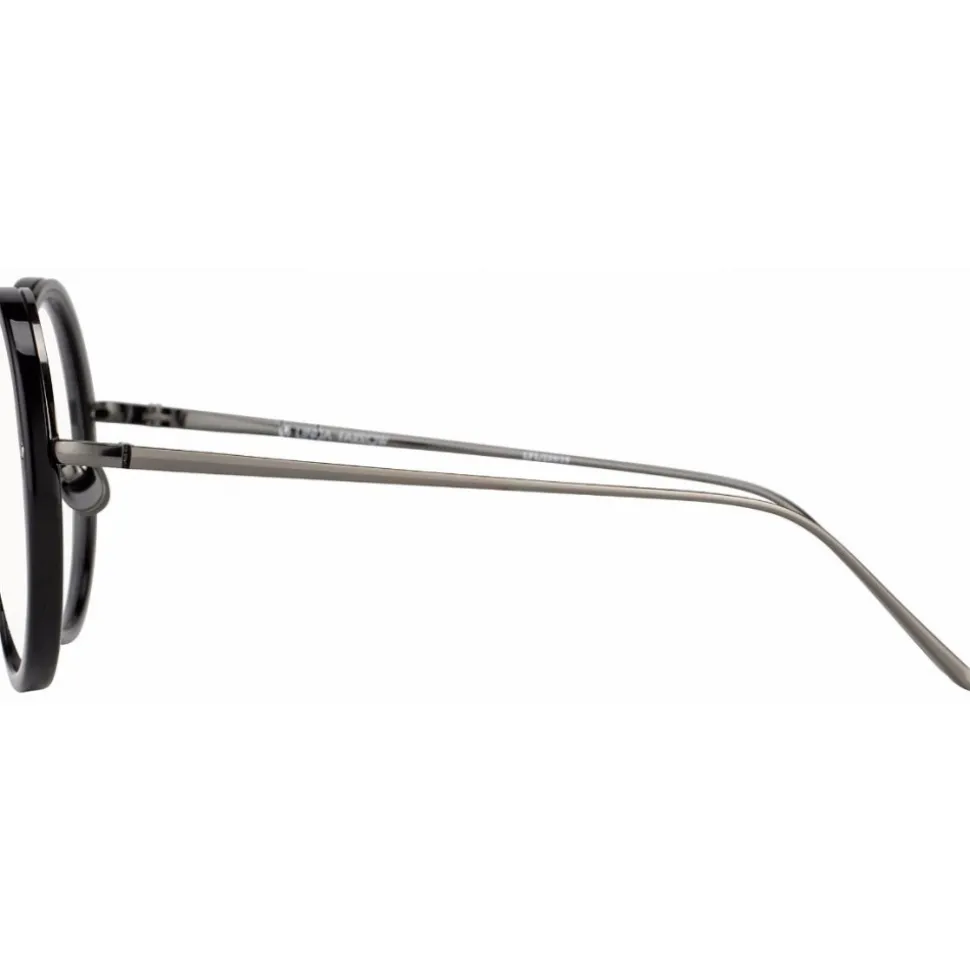 Linda Farrow - 239 C19 Round Optical Frames - Black - Linda Farrow Eyewear - Avvenice