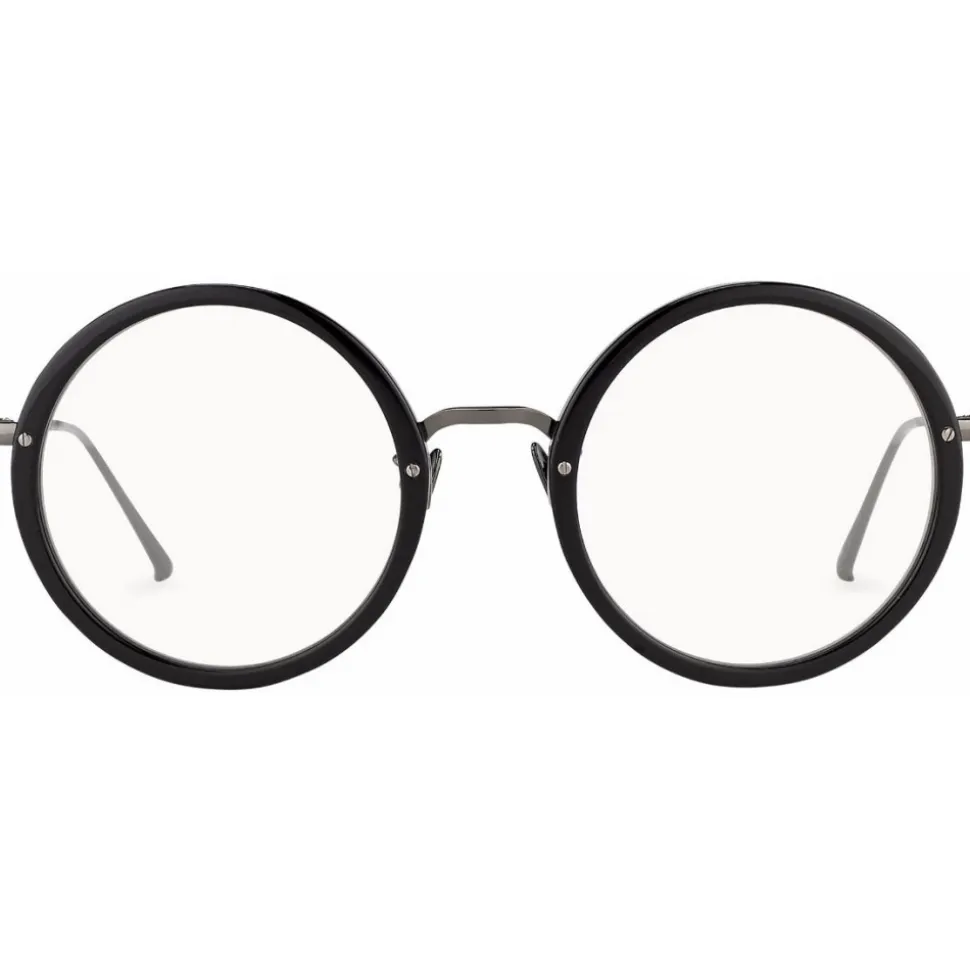Linda Farrow - 239 C19 Round Optical Frames - Black - Linda Farrow Eyewear - Avvenice