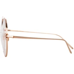 Linda Farrow - 816 C11 Round Optical Frames - Rose Gold - Linda Farrow Eyewear - Avvenice
