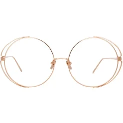 Linda Farrow - 816 C11 Round Optical Frames - Rose Gold - Linda Farrow Eyewear - Avvenice