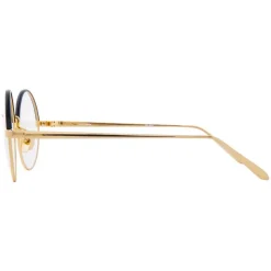 Linda Farrow - 583 C1 Round Optical Frames - Gold - Linda Farrow Eyewear - Avvenice
