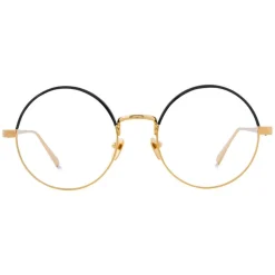 Linda Farrow - 583 C1 Round Optical Frames - Gold - Linda Farrow Eyewear - Avvenice