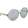 Linda Farrow - 657 C6 Round Sunglasses - Truffle - Linda Farrow Eyewear - Avvenice