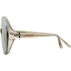 Linda Farrow - 657 C6 Round Sunglasses - Truffle - Linda Farrow Eyewear - Avvenice