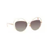 Linda Farrow - 853 C3 Round Sunglasses - Rose Gold - Linda Farrow Eyewear - Avvenice