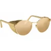 Linda Farrow - 300 C8 Round Sunglasses - Yellow Gold - Linda Farrow Eyewear - Avvenice