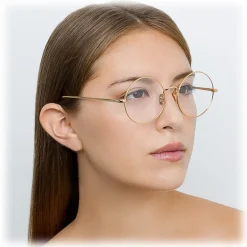 Linda Farrow - 741 C5 Round Sunglasses - Tortoise - Linda Farrow Eyewear - Avvenice