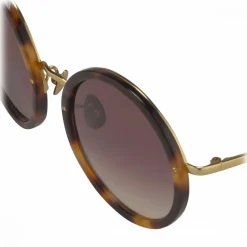 Linda Farrow - 239 C12 Round Sunglasses - Tortoiseshell - Linda Farrow Eyewear - Avvenice