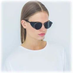 Linda Farrow - 300 C11 Round Sunglasses - Titanium - Linda Farrow Eyewear - Avvenice