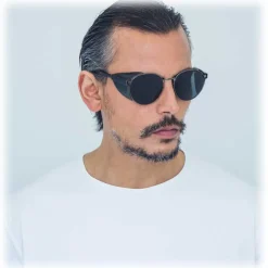 Linda Farrow - 300 C11 Round Sunglasses - Titanium - Linda Farrow Eyewear - Avvenice