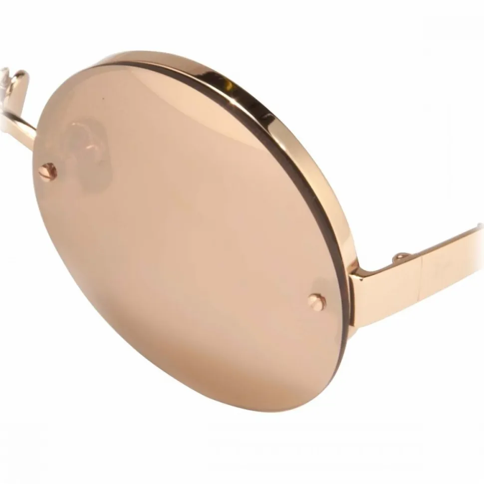 Linda Farrow - 313 C3 Round Sunglasses - Rose Gold - Linda Farrow Eyewear - Avvenice