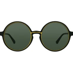 Linda Farrow - 650 C1 Round Sunglasses - Black - Linda Farrow Eyewear - Avvenice