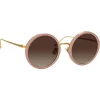 Linda Farrow - 239 C69 Round Sunglasses - Cameo Pink - Linda Farrow Eyewear - Avvenice
