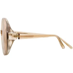Linda Farrow - 657 C5 Round Sunglasses - Ash - Linda Farrow Eyewear - Avvenice