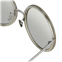 Linda Farrow - 457 C12 Round Sunglasses - Truffle - Linda Farrow Eyewear - Avvenice