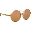 Linda Farrow - 650 C4 Round Sunglasses - Ash - Linda Farrow Eyewear - Avvenice