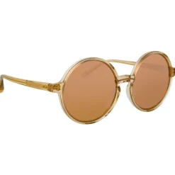 Linda Farrow - 650 C4 Round Sunglasses - Ash - Linda Farrow Eyewear - Avvenice
