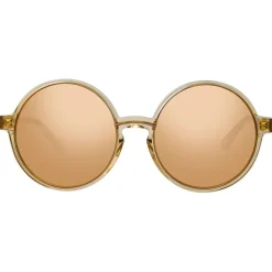 Linda Farrow - 650 C4 Round Sunglasses - Ash - Linda Farrow Eyewear - Avvenice