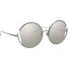 Linda Farrow - 851 C2 Round Sunglasses - Yellow Gold - Linda Farrow Eyewear - Avvenice