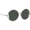 Linda Farrow - 851 C5 Round Sunglasses - White Gold - Linda Farrow Eyewear - Avvenice