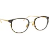 Linda Farrow - 814 C1 Square Optical Frames - Optical Lens in Black Frame - Linda Farrow Eyewear - Avvenice