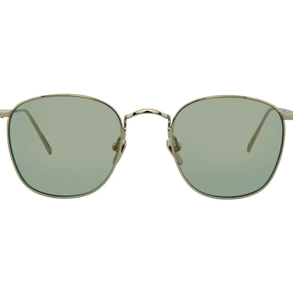 Linda Farrow - 479 C10 Square Sunglasses - White Gold - Linda Farrow Eyewear - Avvenice