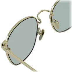 Linda Farrow - 479 C10 Square Sunglasses - White Gold - Linda Farrow Eyewear - Avvenice