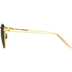 Linda Farrow - 479 C5 Square Sunglasses - Yellow Gold - Linda Farrow Eyewear - Avvenice