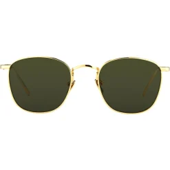 Linda Farrow - 479 C5 Square Sunglasses - Yellow Gold - Linda Farrow Eyewear - Avvenice