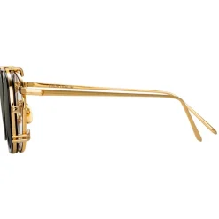 Linda Farrow - 743 C1 Square Sunglasses - Black - Linda Farrow Eyewear - Avvenice