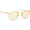 Linda Farrow - 479 C13 Square Sunglasses - Yellow Gold - Linda Farrow Eyewear - Avvenice
