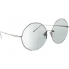 Linda Farrow - 626 C6 Square Sunglasses - White Gold - Linda Farrow Eyewear - Avvenice