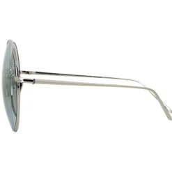 Linda Farrow - 626 C6 Square Sunglasses - White Gold - Linda Farrow Eyewear - Avvenice