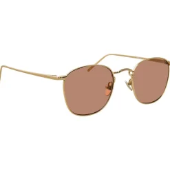 Linda Farrow - 479 C12 Square Sunglasses - Light Gold - Linda Farrow Eyewear - Avvenice