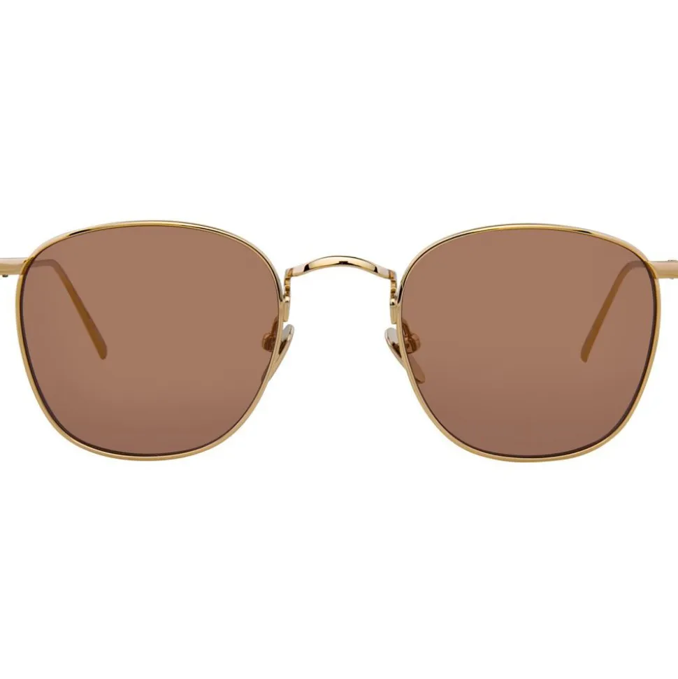 Linda Farrow - 479 C12 Square Sunglasses - Light Gold - Linda Farrow Eyewear - Avvenice