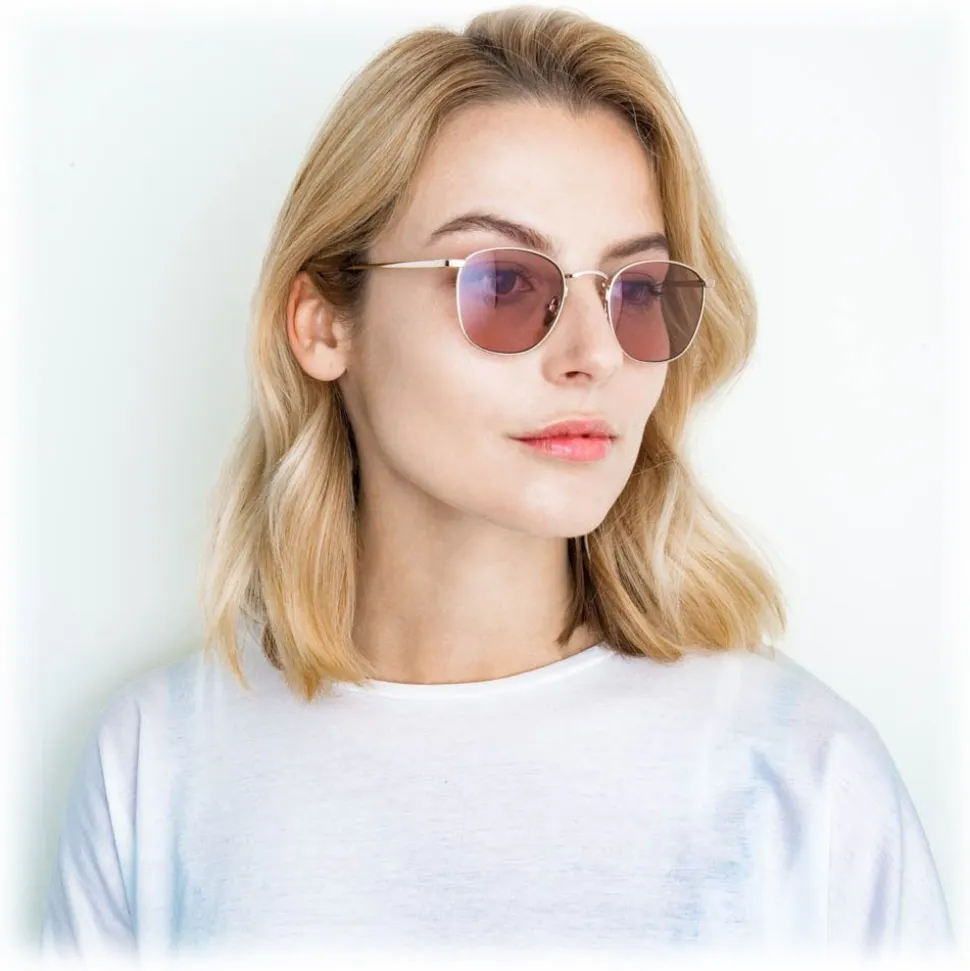 Linda Farrow - 479 C12 Square Sunglasses - Light Gold - Linda Farrow Eyewear - Avvenice