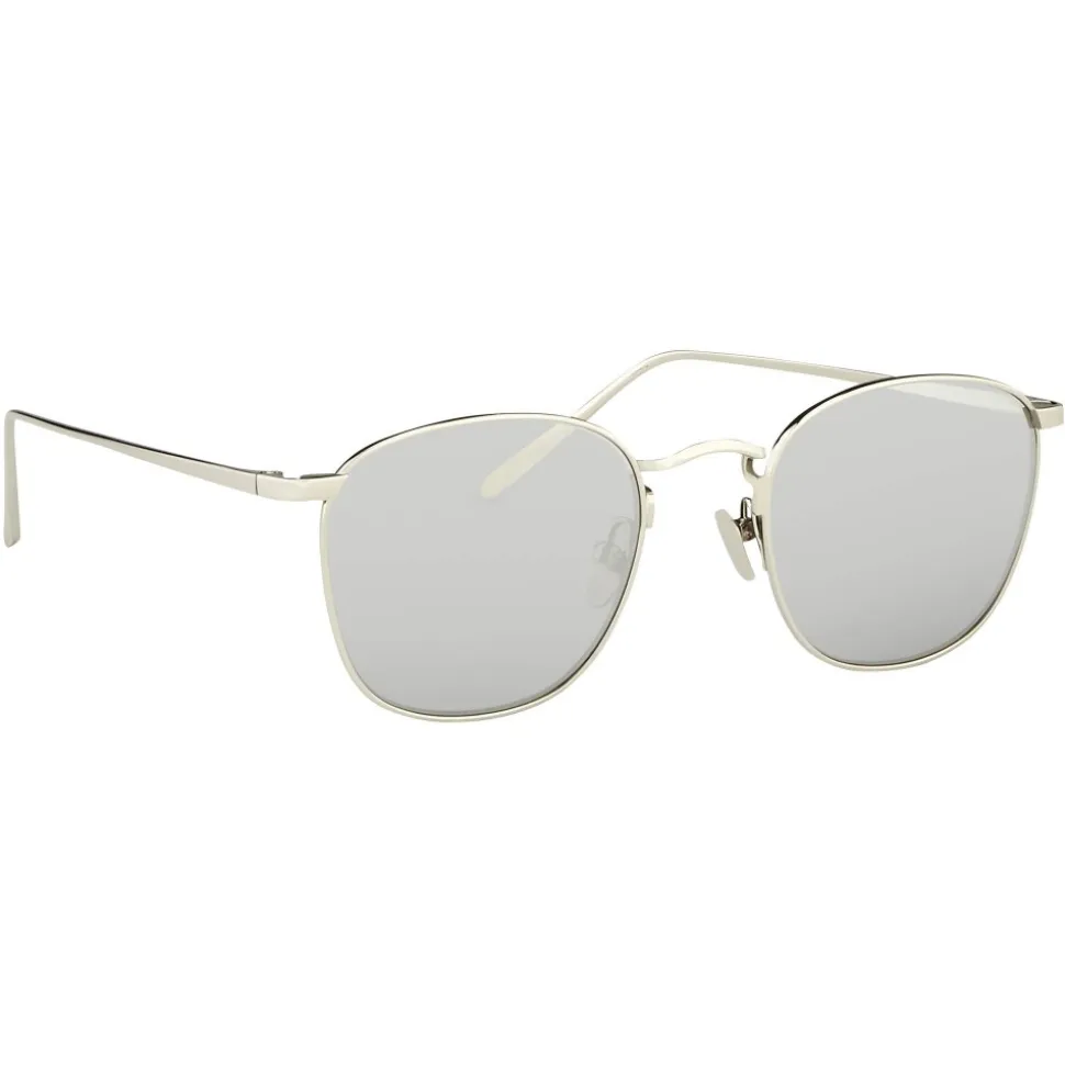 Linda Farrow - 479 C2 Square Sunglasses - White Gold - Linda Farrow Eyewear - Avvenice