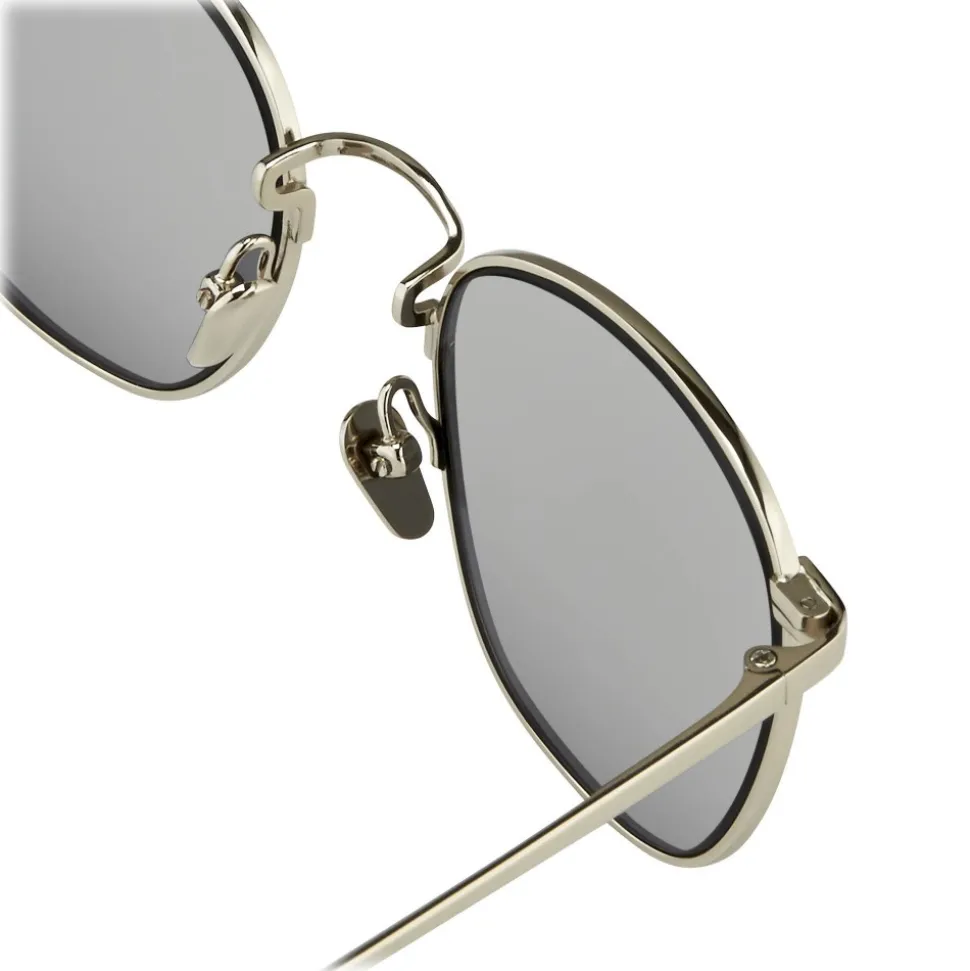 Linda Farrow - 479 C2 Square Sunglasses - White Gold - Linda Farrow Eyewear - Avvenice