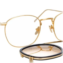 Linda Farrow - 743 C2 Square Sunglasses - Black - Linda Farrow Eyewear - Avvenice