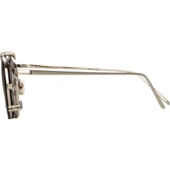 Linda Farrow - 743 C3 Square Sunglasses - Black - Linda Farrow Eyewear - Avvenice