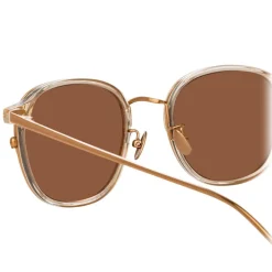 Linda Farrow - 803 C3 Square Sunglasses - Ash - Linda Farrow Eyewear - Avvenice