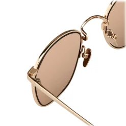 Linda Farrow - 479 C3 Square Sunglasses - Rose Gold - Linda Farrow Eyewear - Avvenice