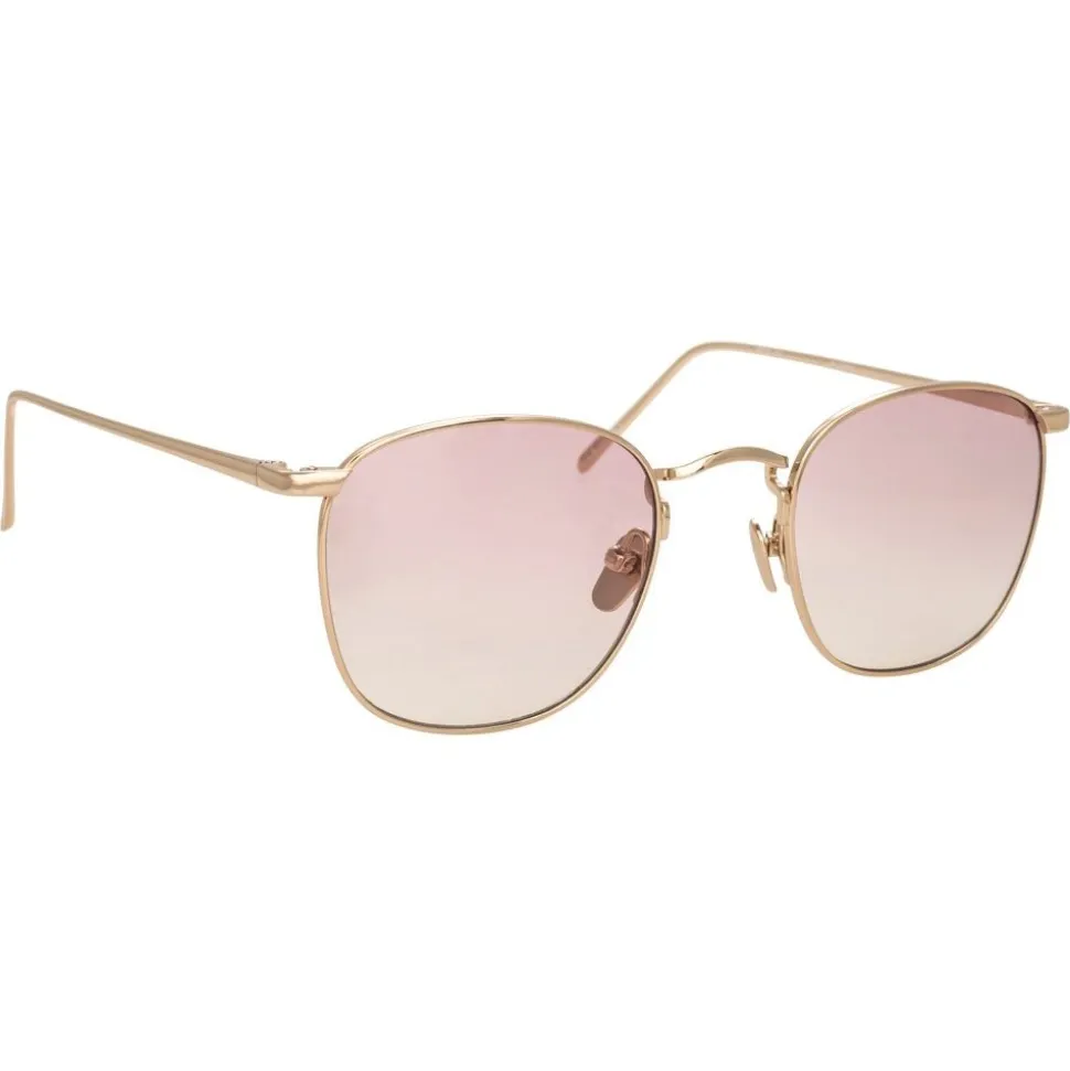Linda Farrow - 479 C15 Square Sunglasses - Light Gold - Linda Farrow Eyewear - Avvenice