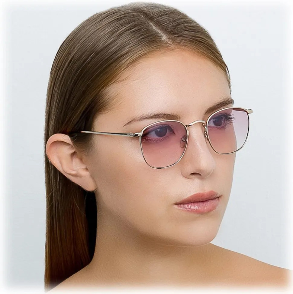 Linda Farrow - 479 C15 Square Sunglasses - Light Gold - Linda Farrow Eyewear - Avvenice