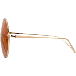 Linda Farrow - 626 C5 Square Sunglasses - Light Gold - Linda Farrow Eyewear - Avvenice