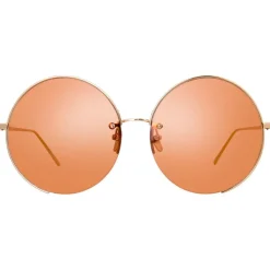 Linda Farrow - 626 C5 Square Sunglasses - Light Gold - Linda Farrow Eyewear - Avvenice