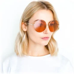 Linda Farrow - 626 C5 Square Sunglasses - Light Gold - Linda Farrow Eyewear - Avvenice