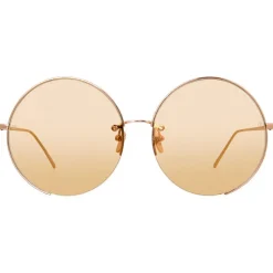 Linda Farrow - 626 C7 Square Sunglasses - Rose Gold - Linda Farrow Eyewear - Avvenice