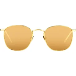 Linda Farrow - 479 C1 Square Sunglasses - Yellow Gold - Linda Farrow Eyewear - Avvenice