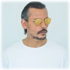 Linda Farrow - 479 C1 Square Sunglasses - Yellow Gold - Linda Farrow Eyewear - Avvenice